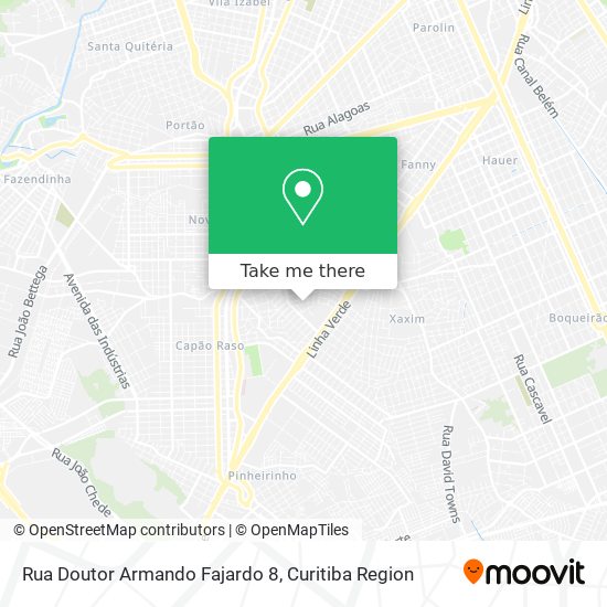 Mapa Rua Doutor Armando Fajardo 8