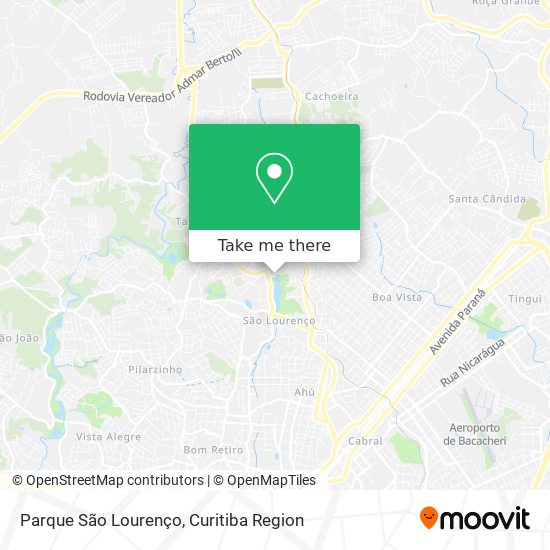 Parque São Lourenço map