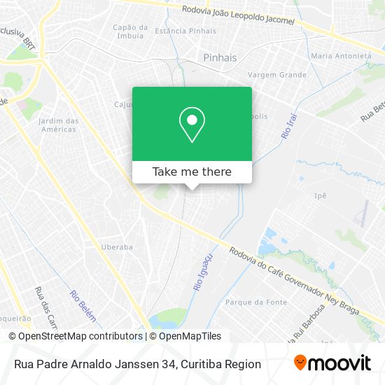Rua Padre Arnaldo Janssen 34 map