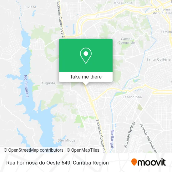 Rua Formosa do Oeste 649 map