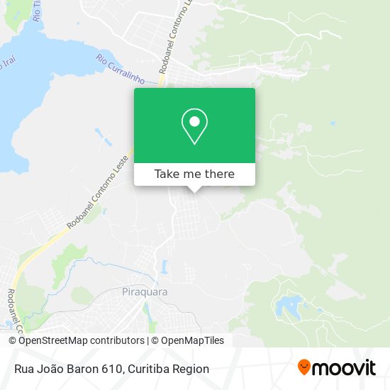 Rua João Baron 610 map