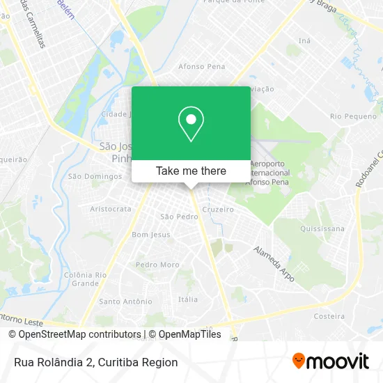 Rua Rolândia 2 map