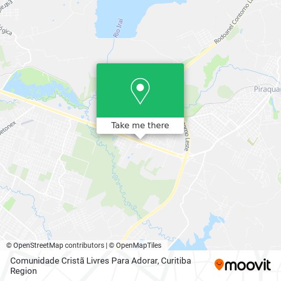 Comunidade Cristã Livres Para Adorar map