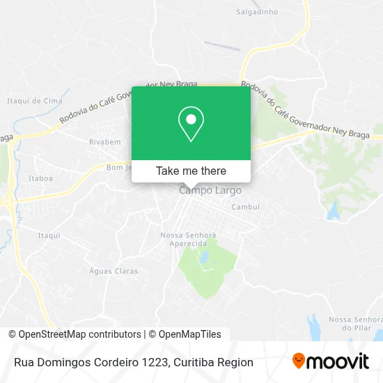 Rua Domingos Cordeiro 1223 map