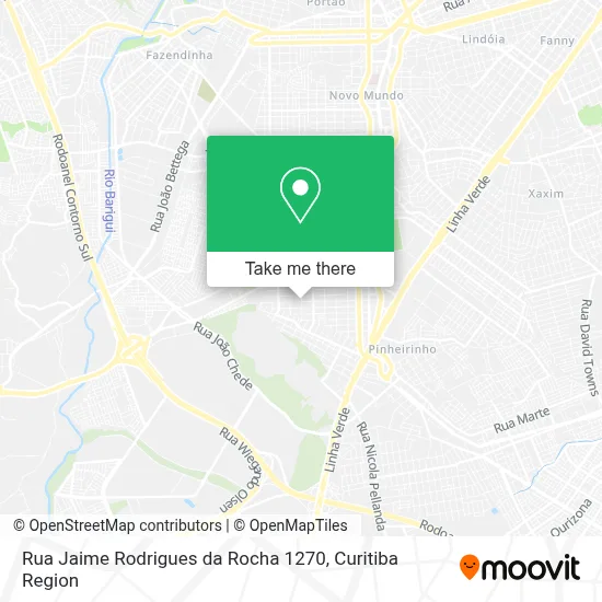 Rua Jaime Rodrigues da Rocha 1270 map