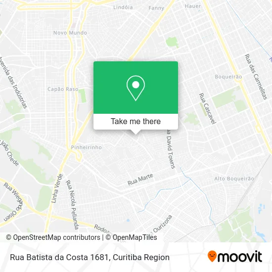 Rua Batista da Costa 1681 map