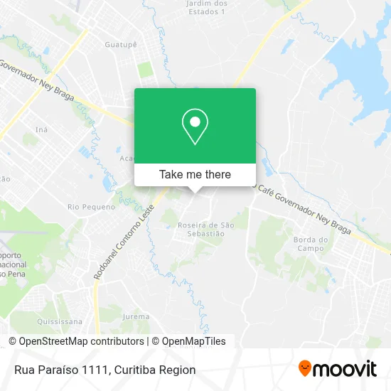 Rua Paraíso 1111 map