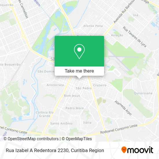Rua Izabel A Redentora 2230 map