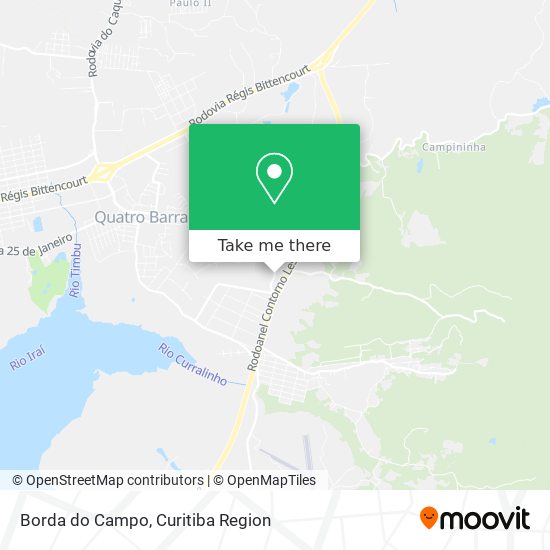 Borda do Campo map