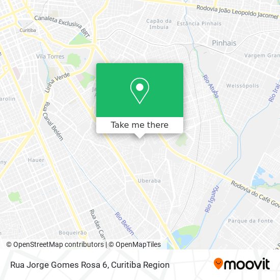 Rua Jorge Gomes Rosa 6 map