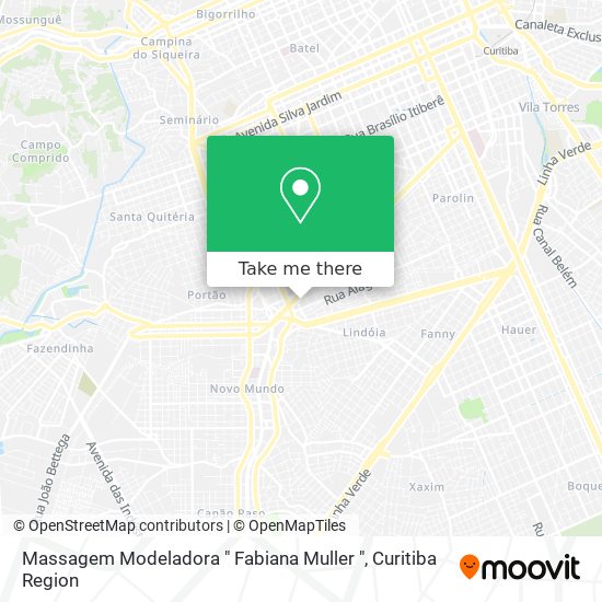 Massagem Modeladora " Fabiana Muller " map