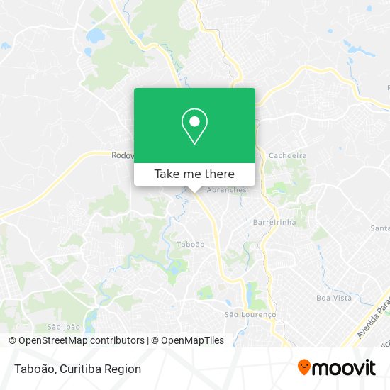 Mapa Taboão