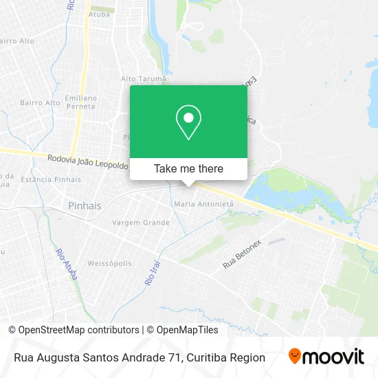 Rua Augusta Santos Andrade 71 map