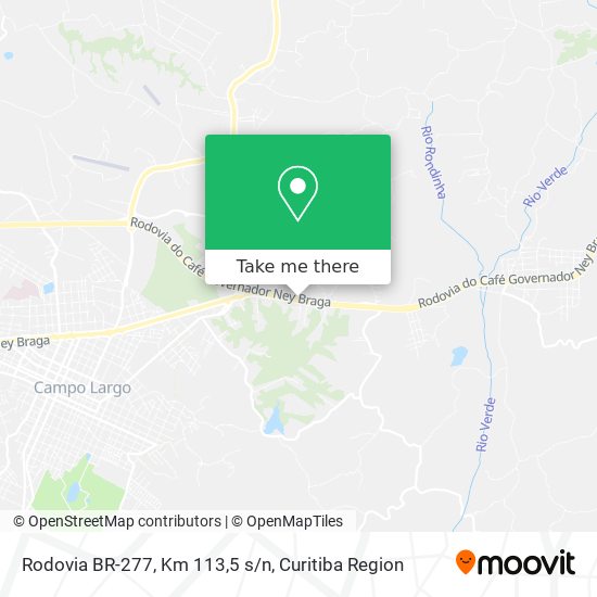 Rodovia BR-277, Km 113,5 s/n map