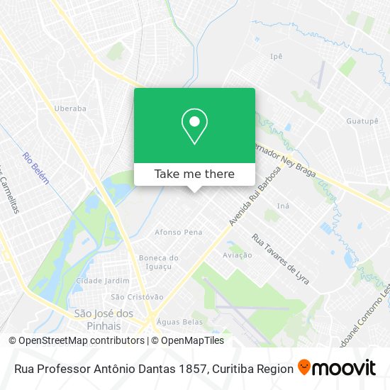 Rua Professor Antônio Dantas 1857 map