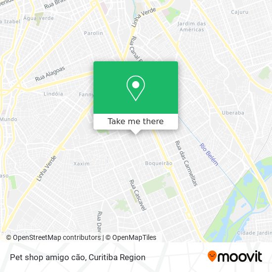 Pet shop amigo cão map
