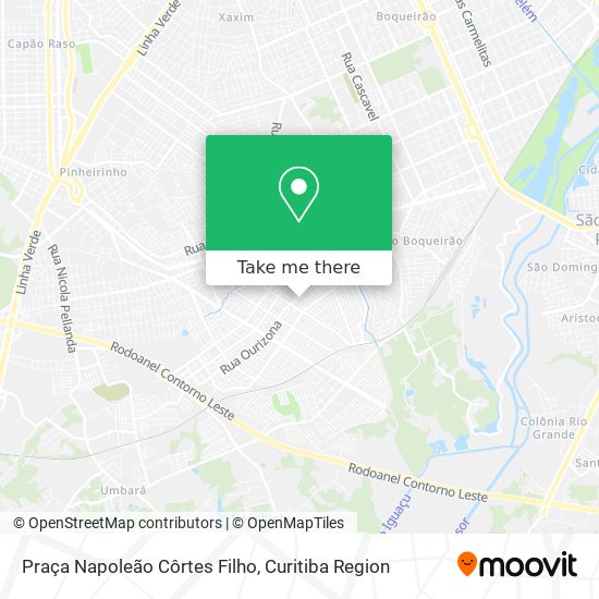 Praça Napoleão Côrtes Filho map
