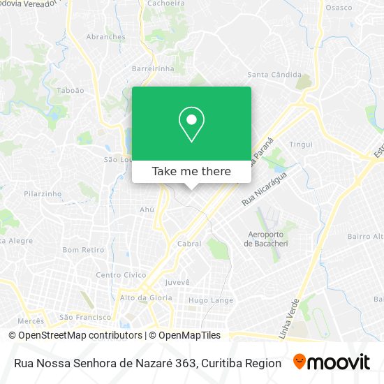 Rua Nossa Senhora de Nazaré 363 map