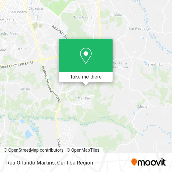 Rua Orlando Martins map