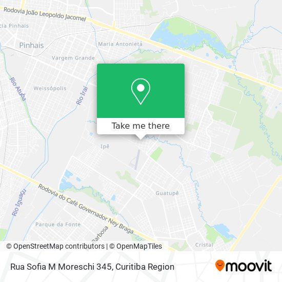 Rua Sofia M Moreschi 345 map