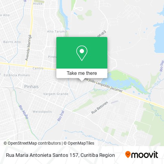 Rua Maria Antonieta Santos 157 map