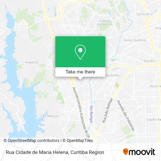 Rua Cidade de Maria Helena map