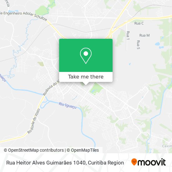 Rua Heitor Alves Guimarães 1040 map