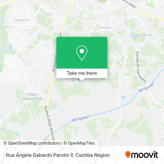 Rua Ângela Gabardo Parolin 9 map