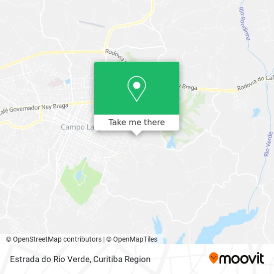 Estrada do Rio Verde map