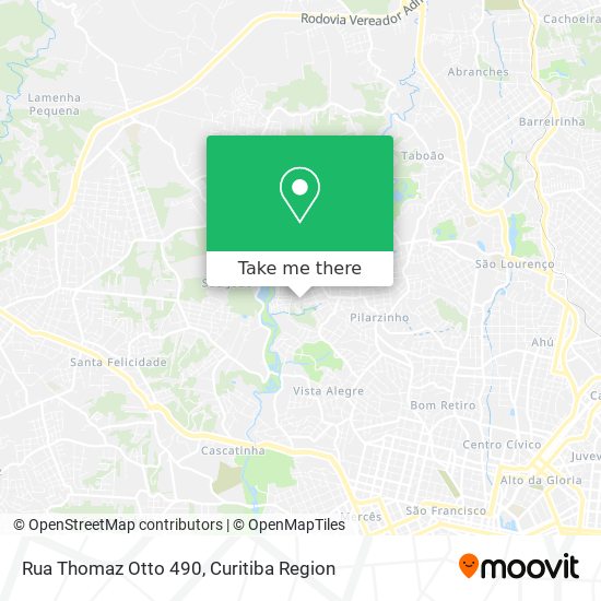 Rua Thomaz Otto 490 map