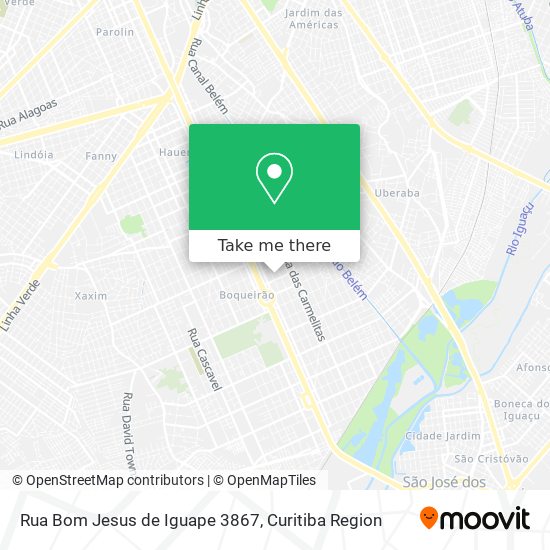 Rua Bom Jesus de Iguape 3867 map