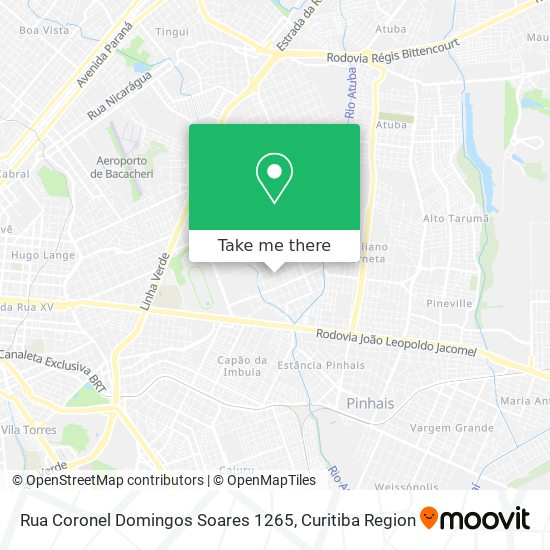 Rua Coronel Domingos Soares 1265 map