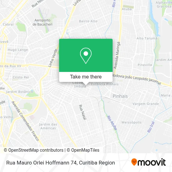 Rua Mauro Orlei Hoffmann 74 map