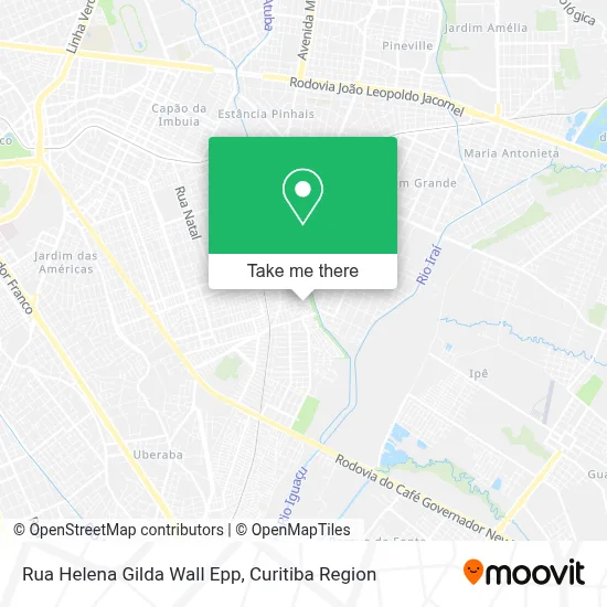 Rua Helena Gilda Wall Epp map