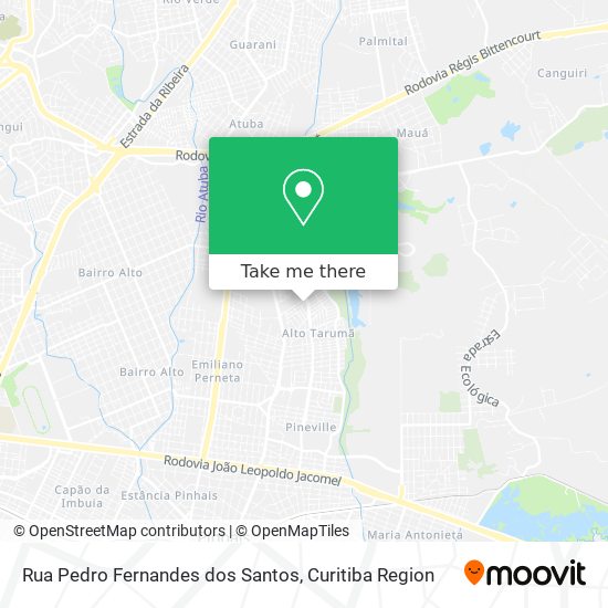 Rua Pedro Fernandes dos Santos map