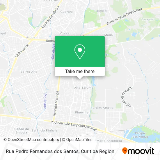 Rua Pedro Fernandes dos Santos map