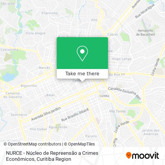 NURCE - Núcleo de Repreensão a Crimes Econômicos map