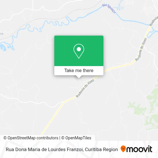 Rua Dona Maria de Lourdes Franzoi map