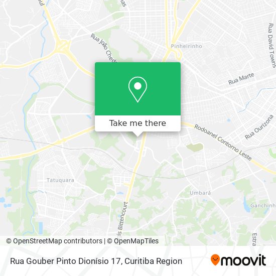 Rua Gouber Pinto Dionísio 17 map