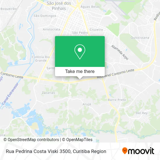 Rua Pedrina Costa Viski 3500 map
