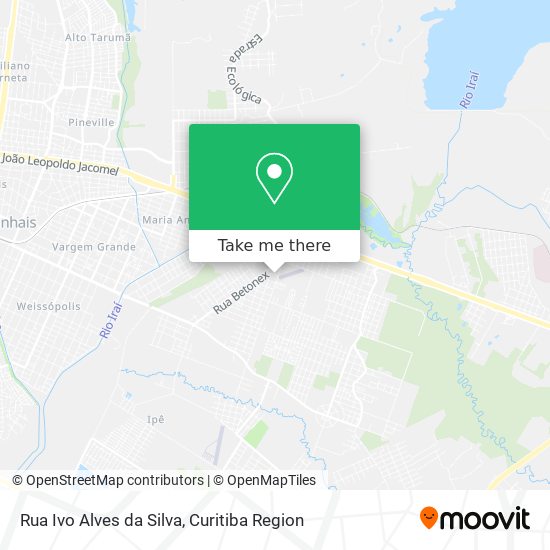 Rua Ivo Alves da Silva map