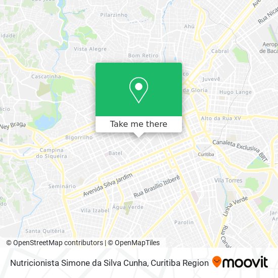 Nutricionista Simone da Silva Cunha map