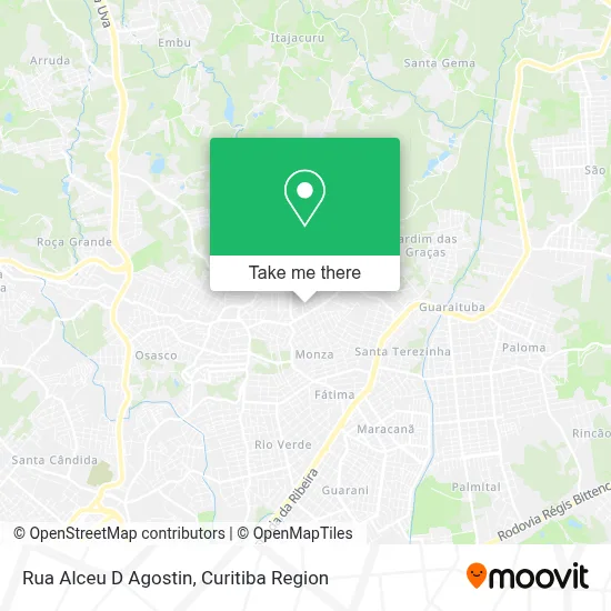 Rua Alceu D Agostin map