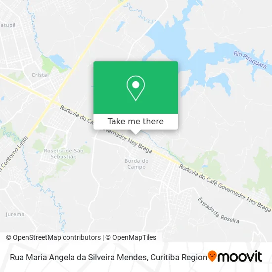 Rua Maria Angela da Silveira Mendes map