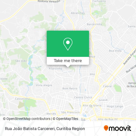 Rua João Batista Carcereri map
