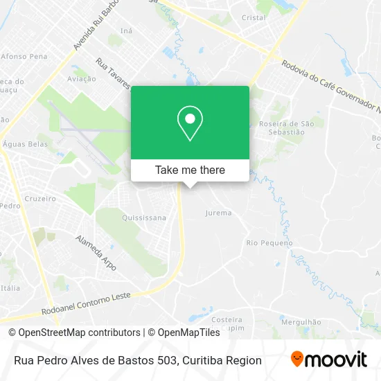 Rua Pedro Alves de Bastos 503 map