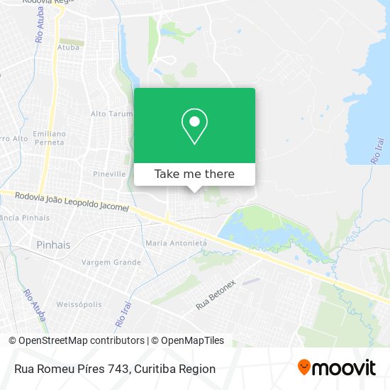 Rua Romeu Píres 743 map