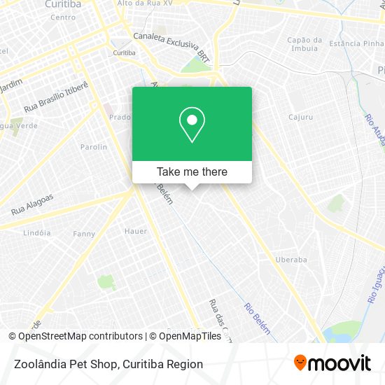 Zoolândia Pet Shop map