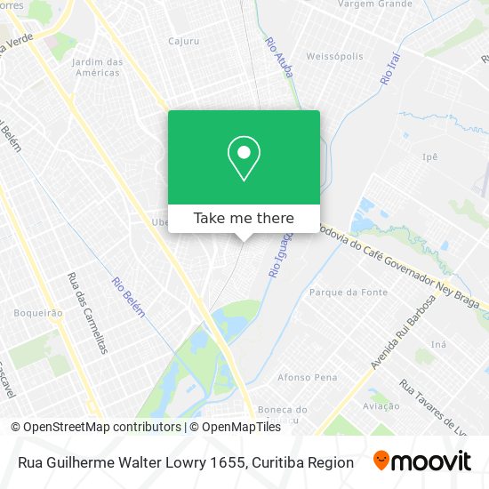 Rua Guilherme Walter Lowry 1655 map