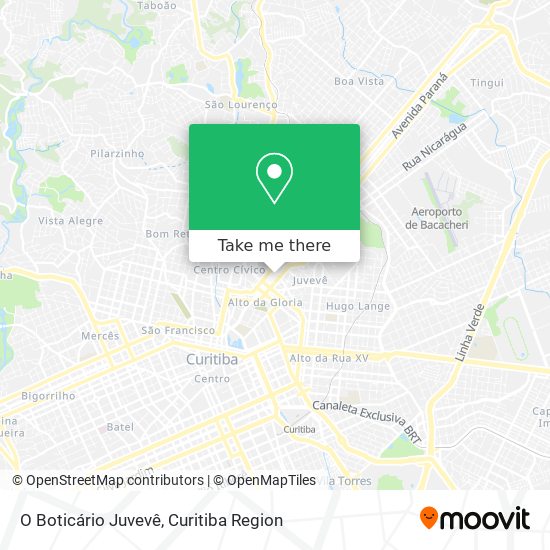 O Boticário Juvevê map